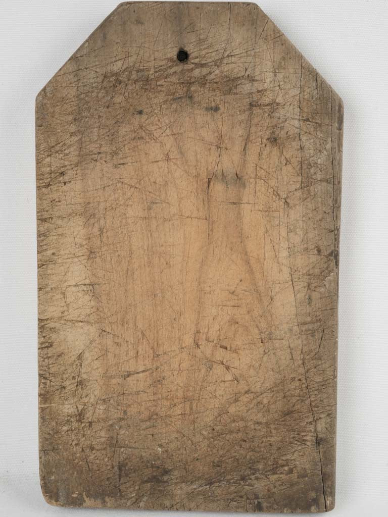Vintage French Beechwood Angled Cutting Board