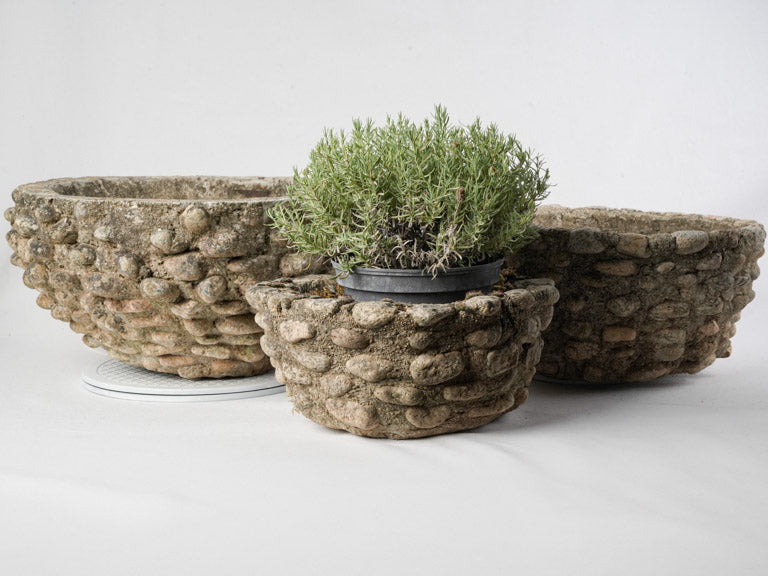 Organic artistry cement container