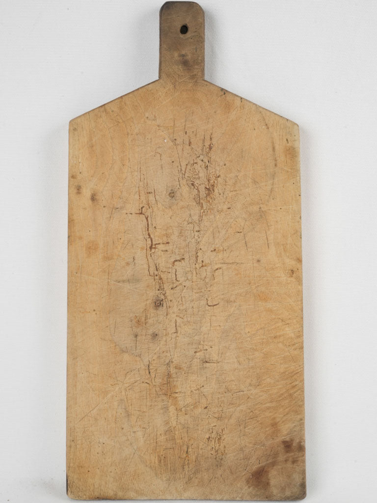 Patina-Accented 20th-Century Beechwood Board