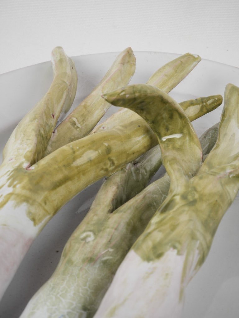 Mediterranean style decorative earthenware platter