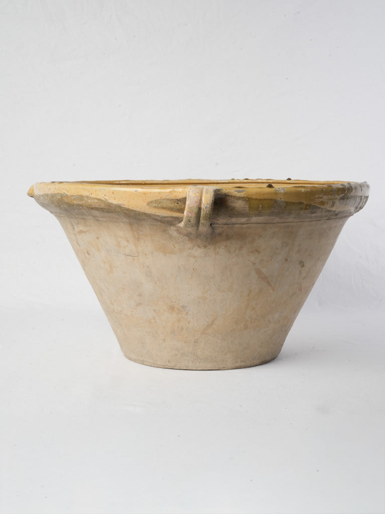 Aged loop-handled storage container