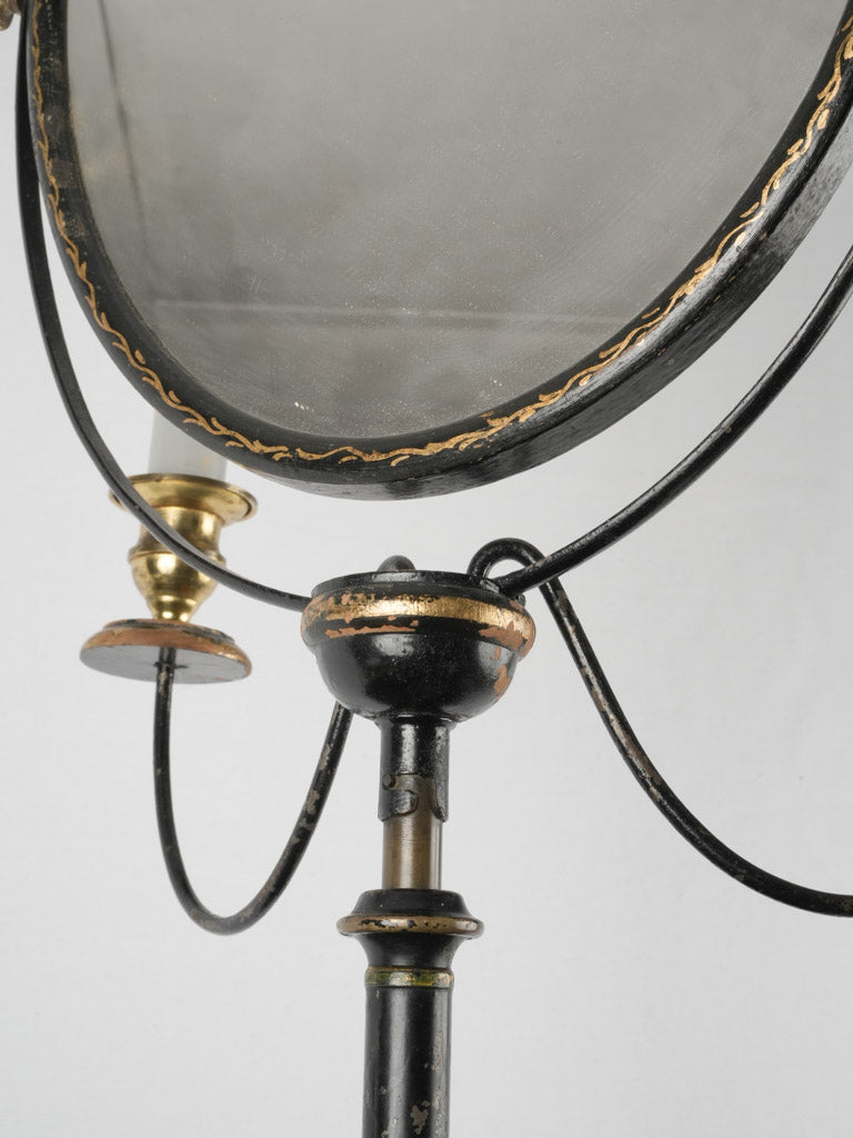 Elegant full-length 19th-century mirror
