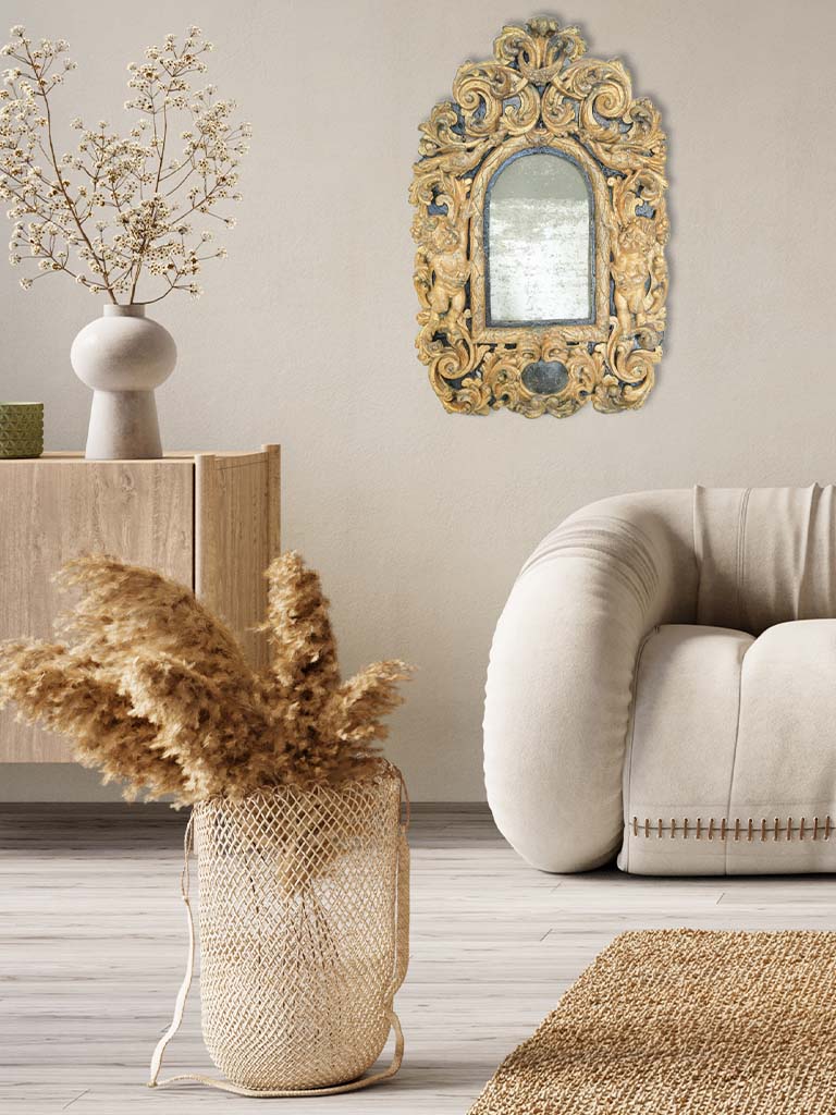 Opulent soulful gilded Dutch artifact