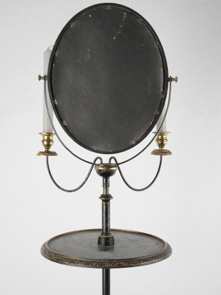 Ornate 19th-century dressing room mirror