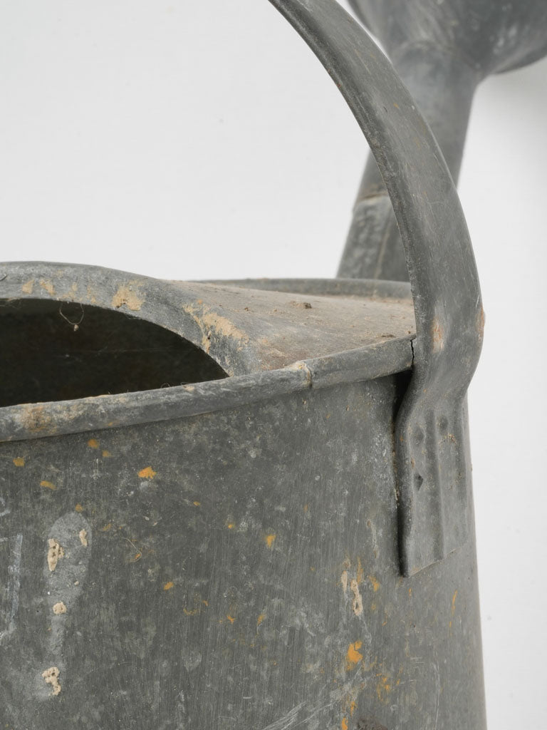 Vintage, Rusted, French, Watering Can