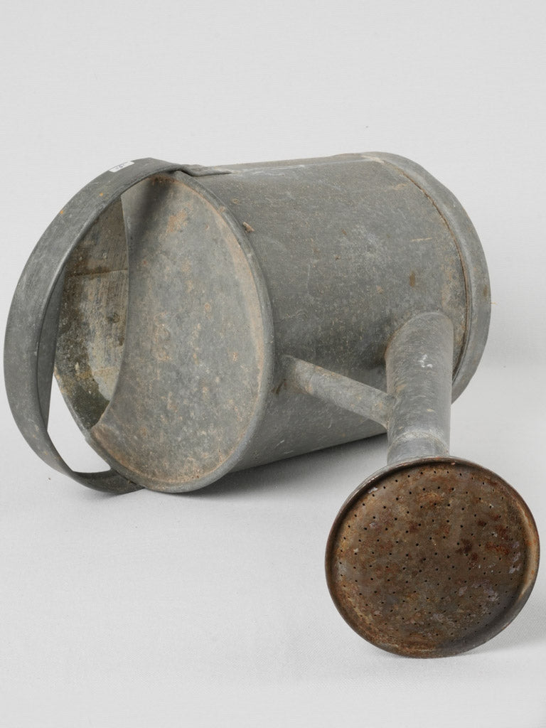 Authentic, Vintage, French, Zinc Watering Can