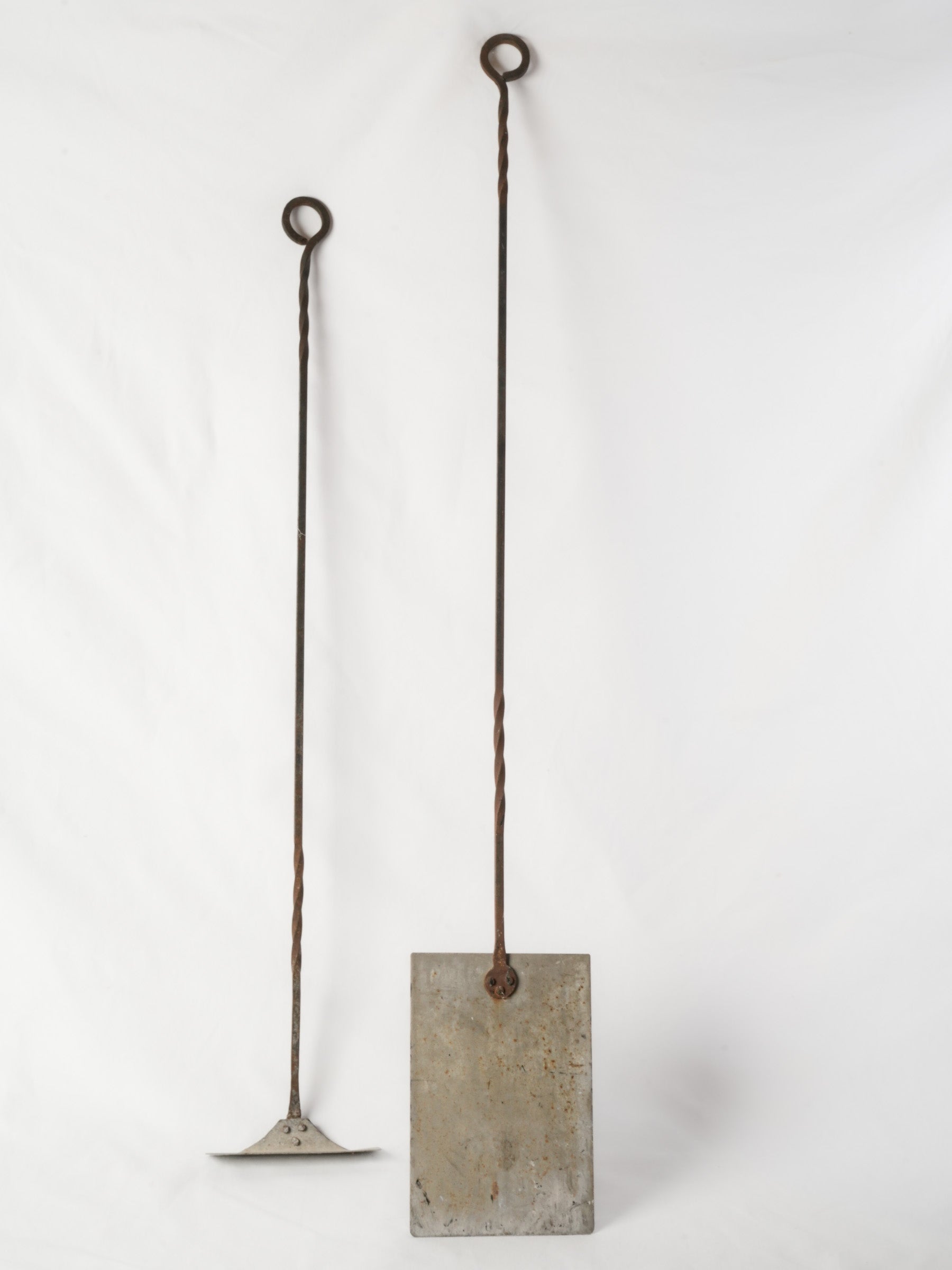 Hand Forged Iron Fire Tools Set from Provence