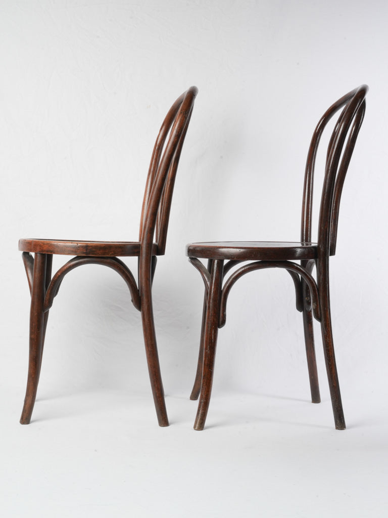 Authentic patina dining chairs
