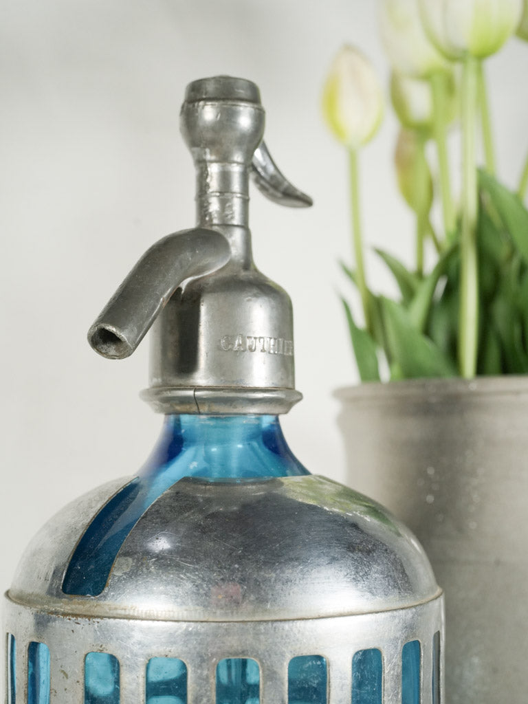 Decorative French soda siphon artifact