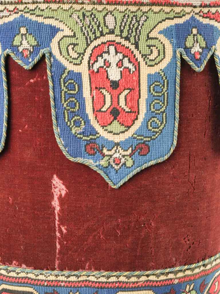 Rare Napolean III oval hat box