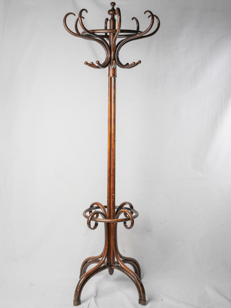 Elegant Art Nouveau coat stand