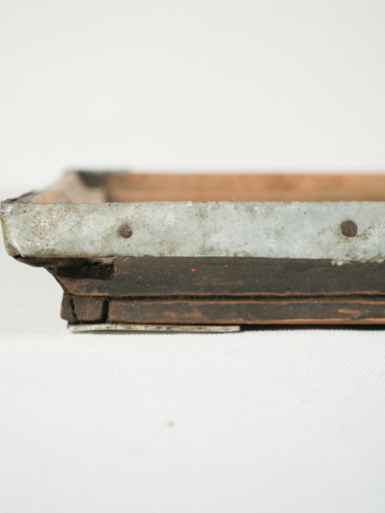 Beautiful antique wood living room tray