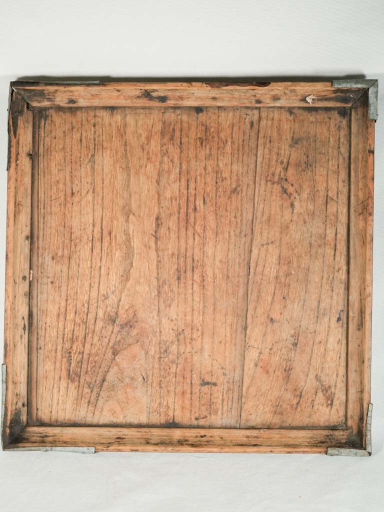 Distressed finish rectangular serving tray