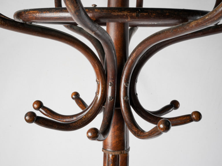 Authentic antique French coat rack