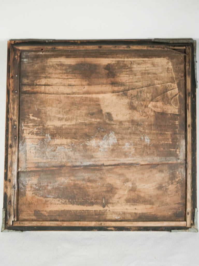 Timeless salvaged wooden decor tray