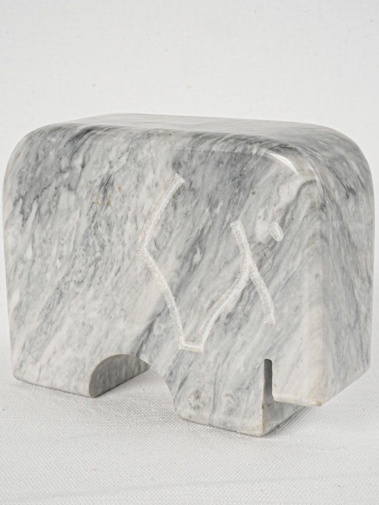 Vintage elegant elephant sculpture