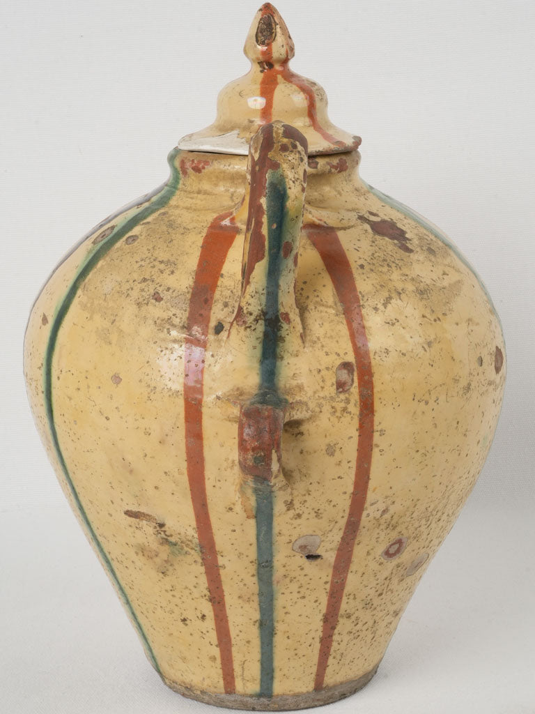 Antique Orjol Water Jug with Lid