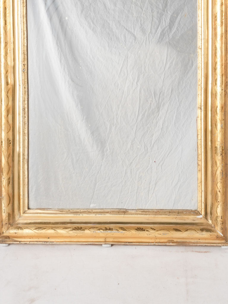 Gold Louis Philippe mirror 30" x 22½"