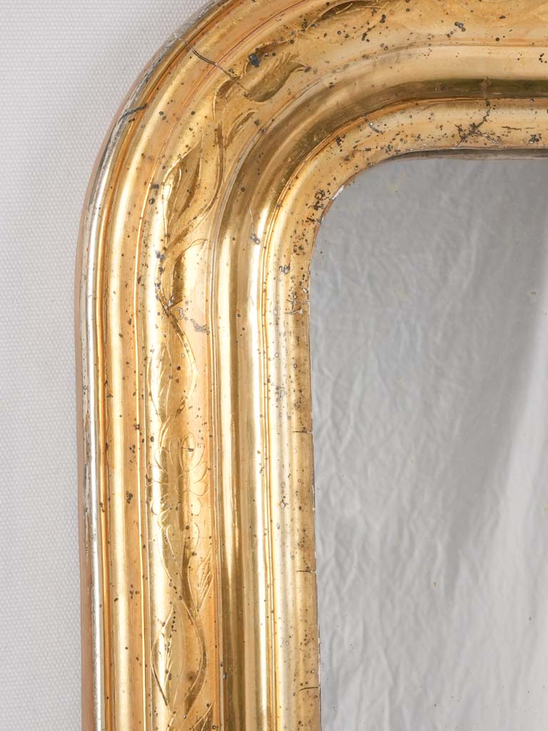 Gold Louis Philippe mirror 30" x 22½"