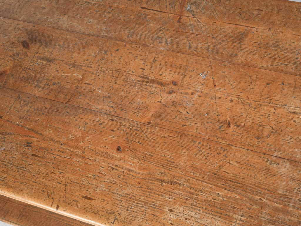Sturdy square-legged French table