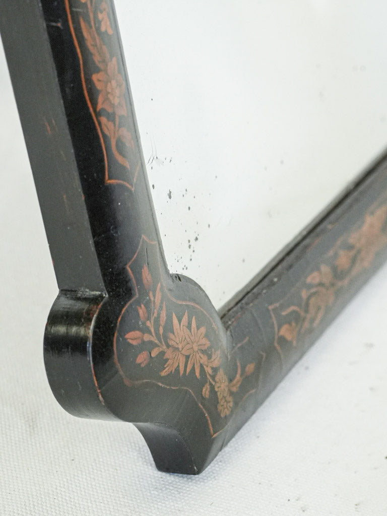 Intact original mercury glass mirror