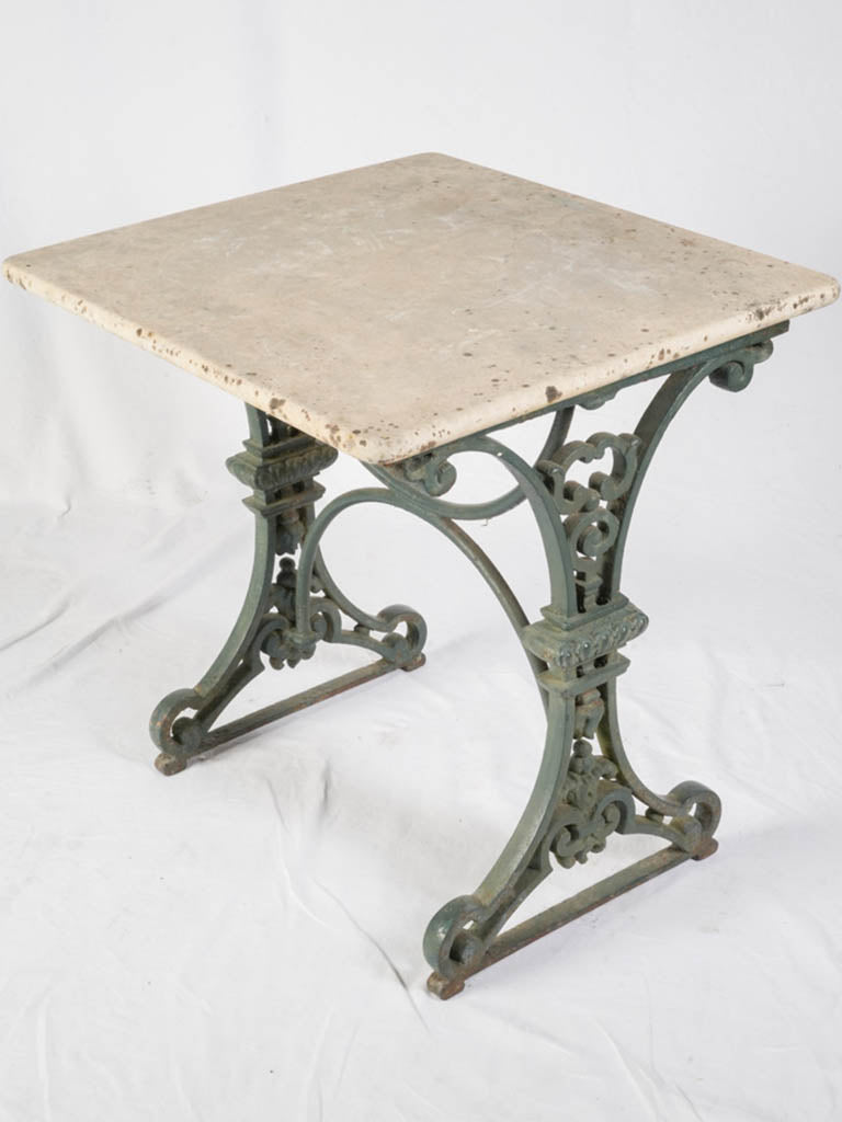 Vintage cast-iron butcher's table