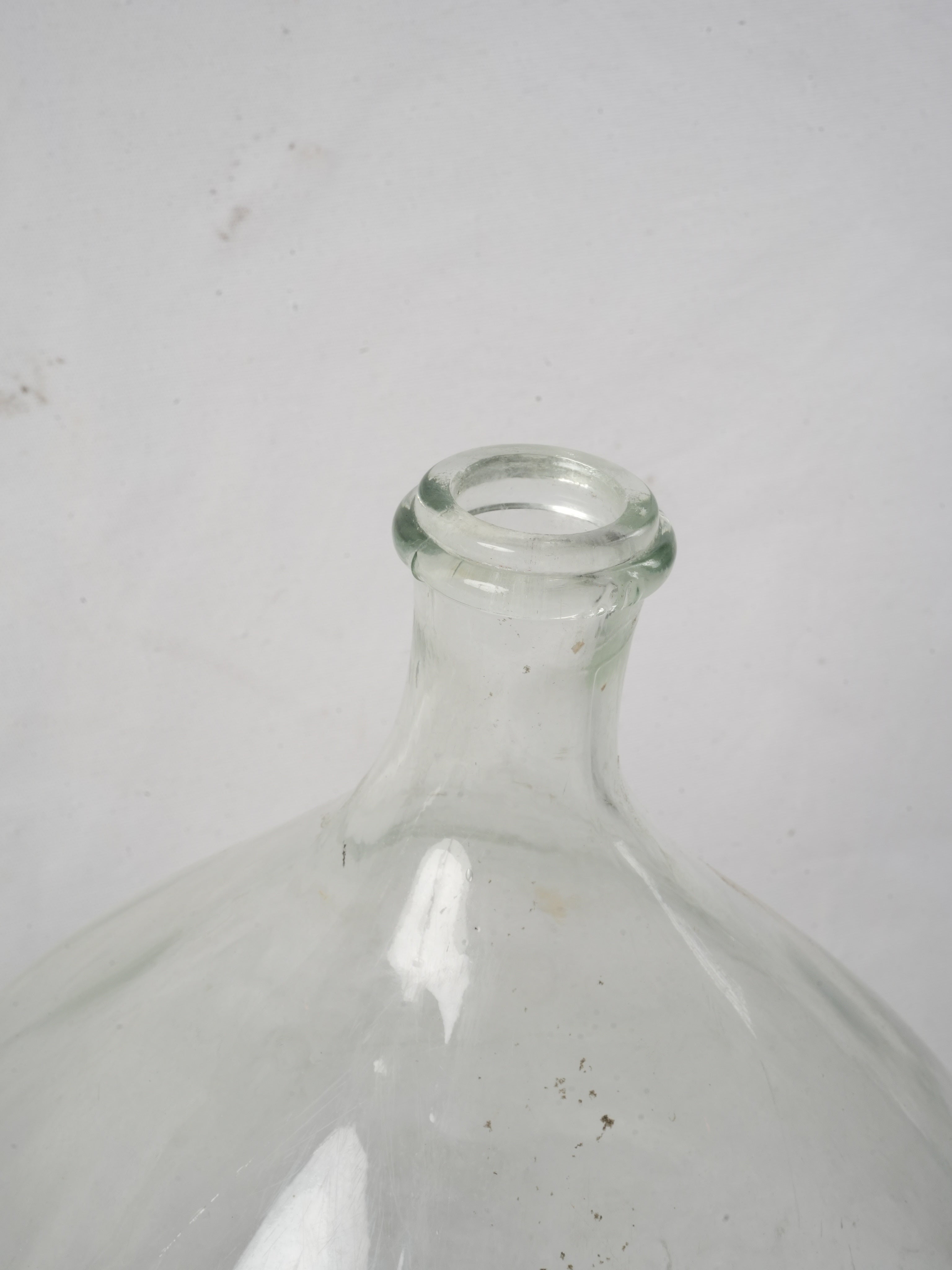 Rustic French wine bottles