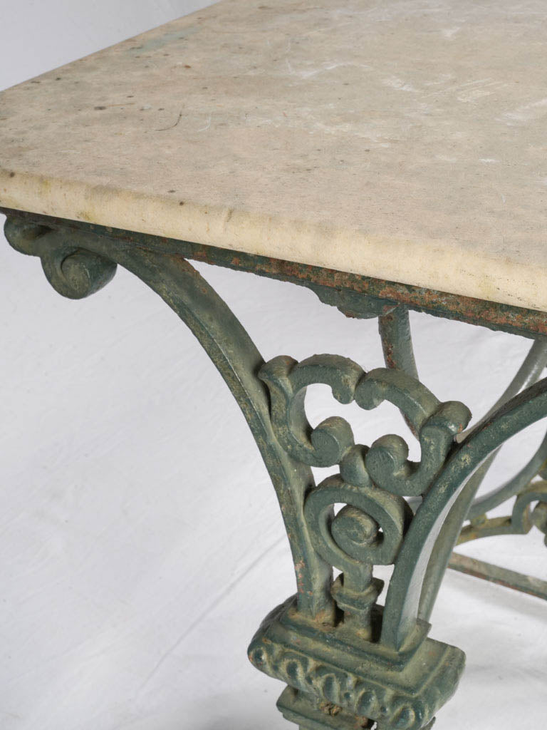 Distinctive graphic silhouette table