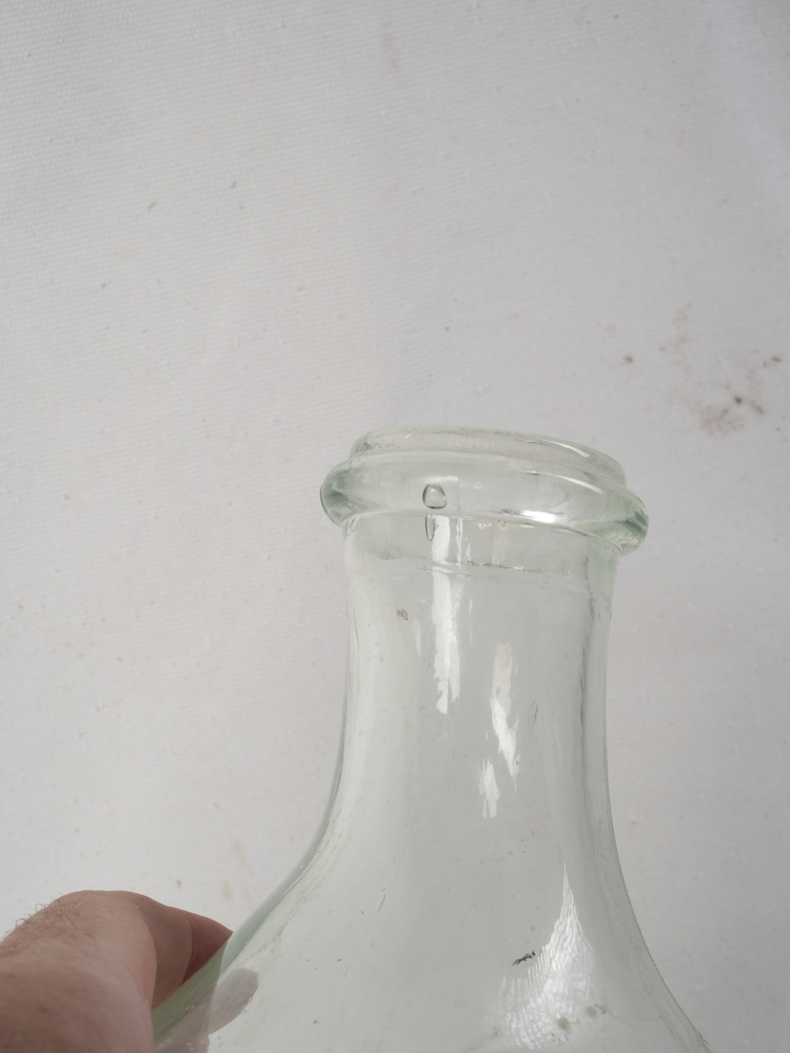 Nostalgic rustic glass demijohns