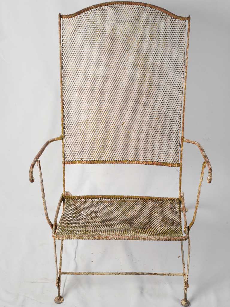 Classic folding French armchair