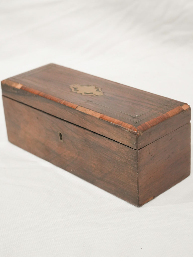 19th-Century Napoleon III Domino Set in Wooden Case