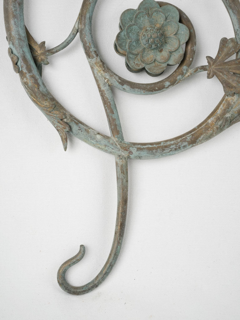 Village lantern hooks with verdigris
