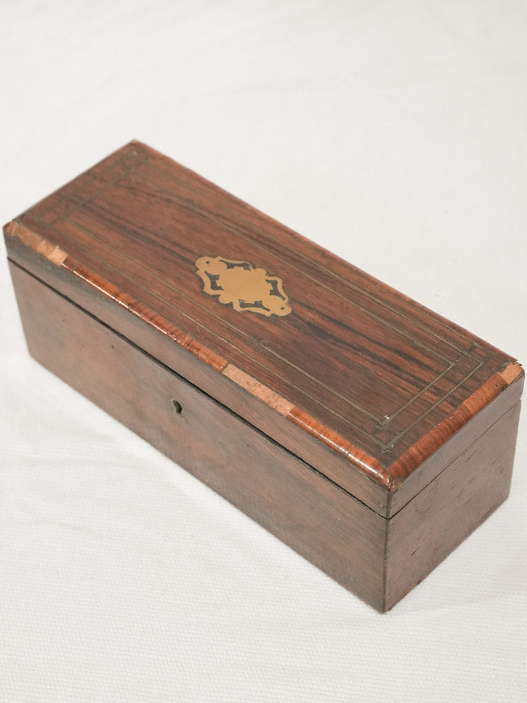 19th-Century Napoleon III Domino Set in Wooden Case