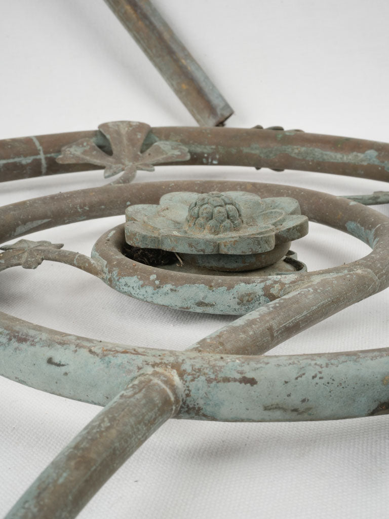 Nineteenth-century salvaged floral wall brackets