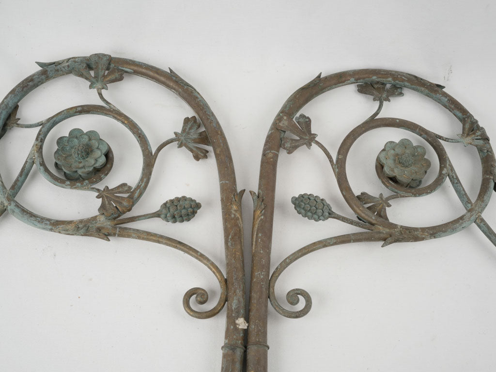 Nineteenth-century village wall brackets