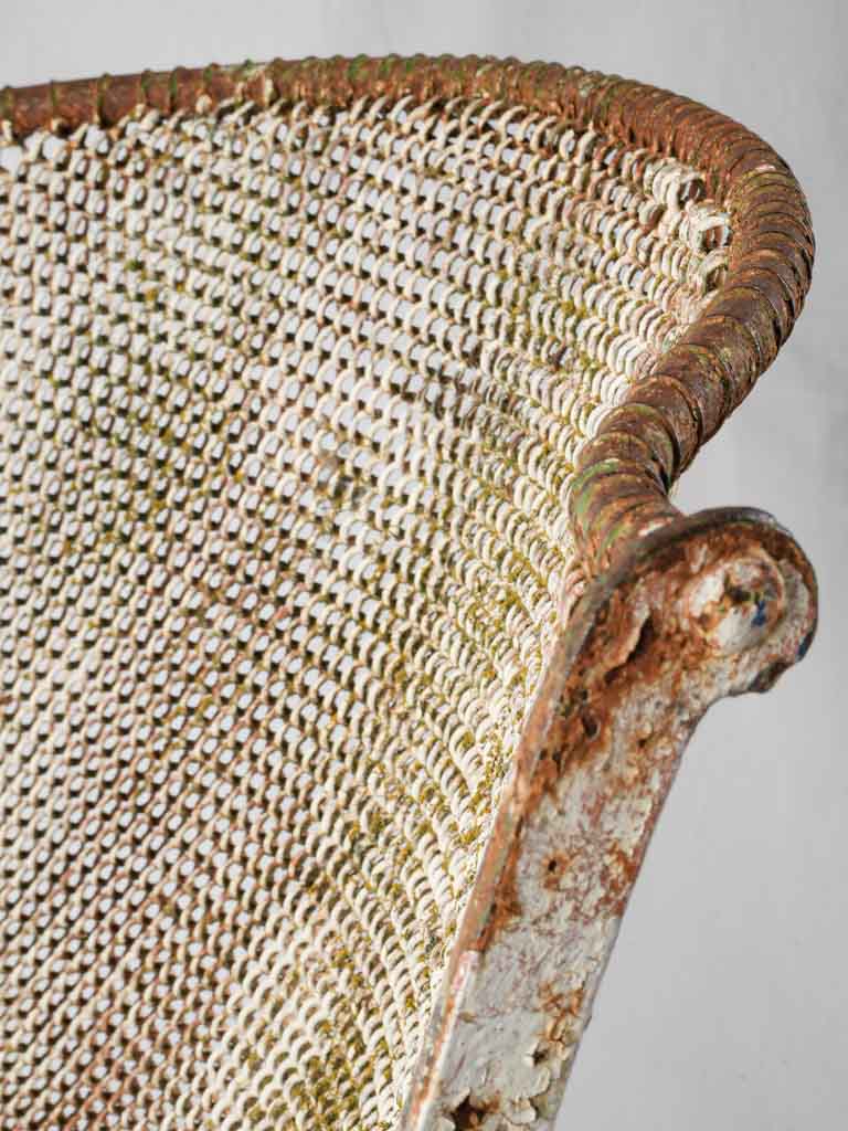Refined antique outdoor seating  