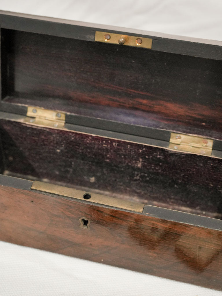 19th-Century Napoleon III Domino Set in Wooden Case