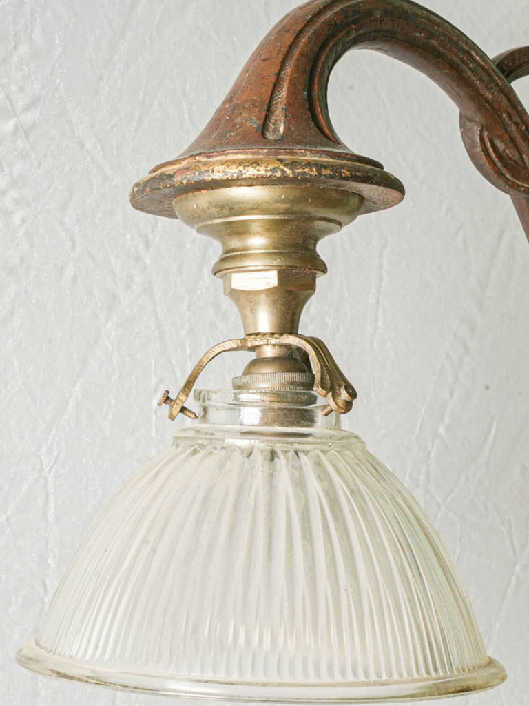 Early 20th-century sculptural wall light