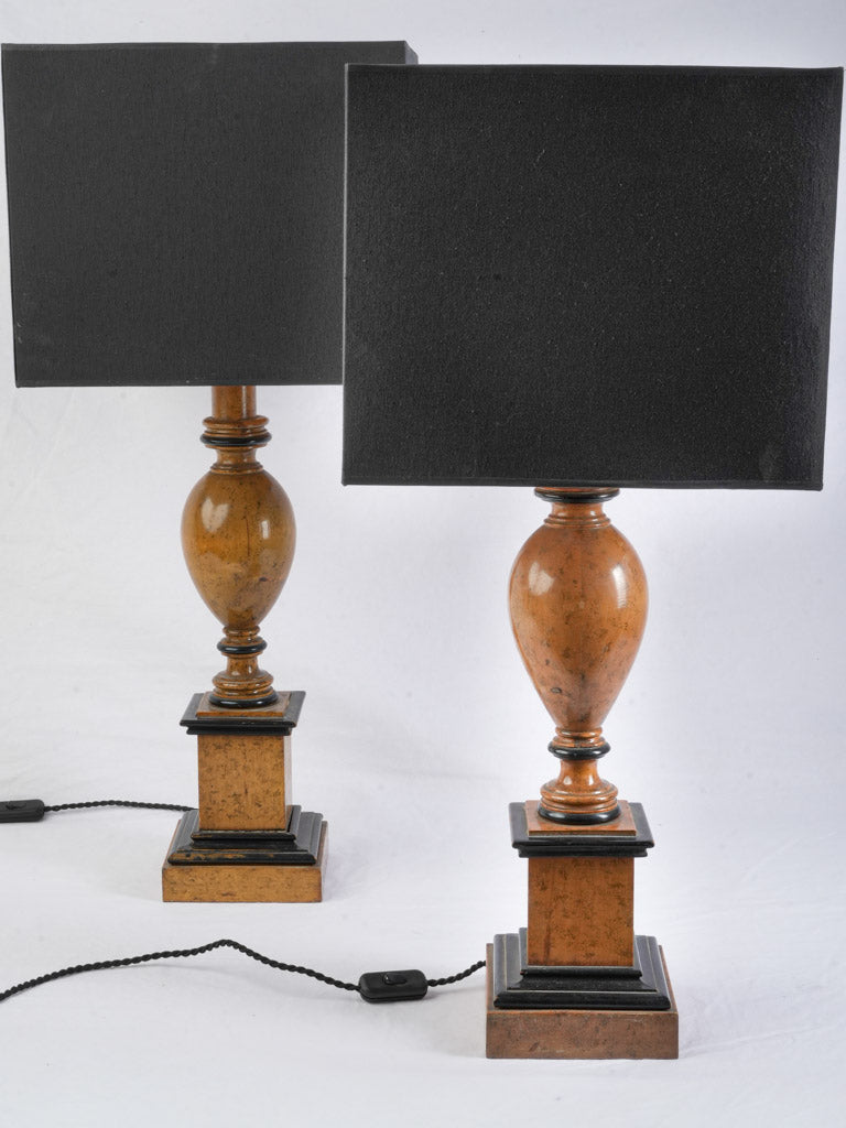 Vintage 1940s Jansen table lamps