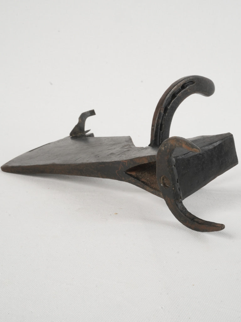 Rustic artisanal geometrical iron bull