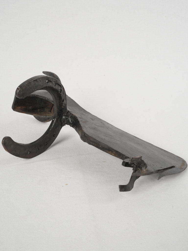 1960s vintage bull iron sculpture