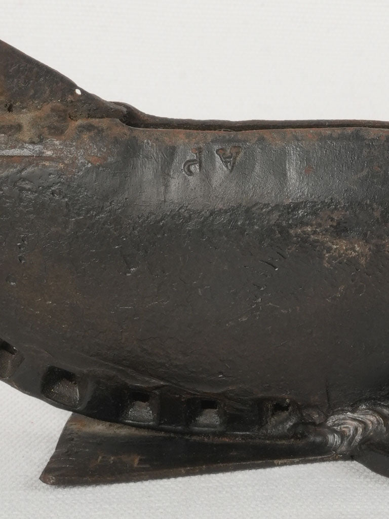 Emotive salvaged material bird statue