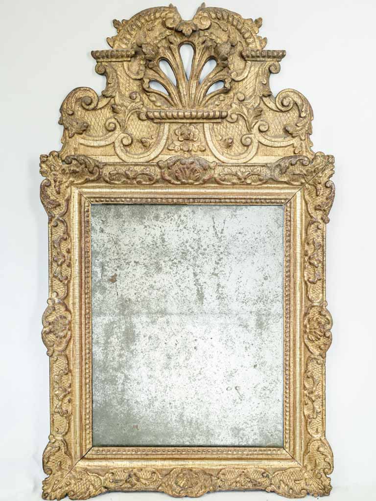 Majestic aged 17th-century mirror