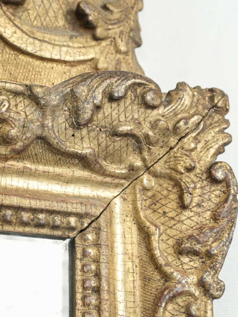 Timeless sophisticated gilded mirror