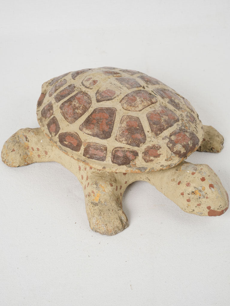 Charming weathered garden turtle safe