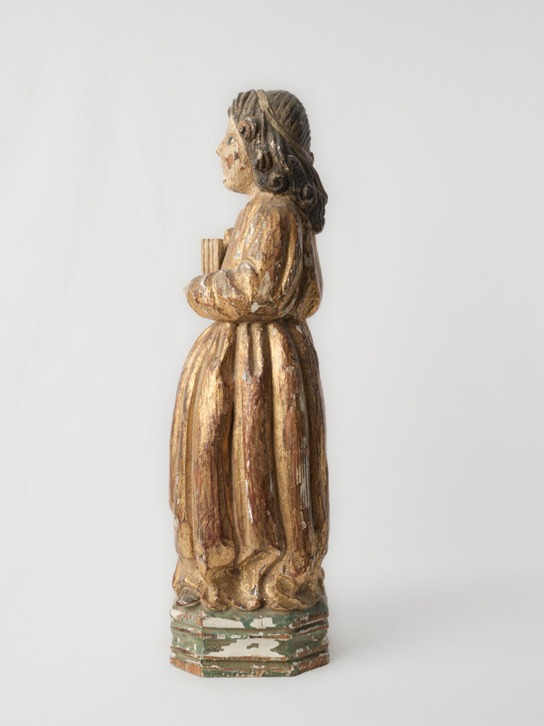 Timeworn Burgundy ecclesiastical carving