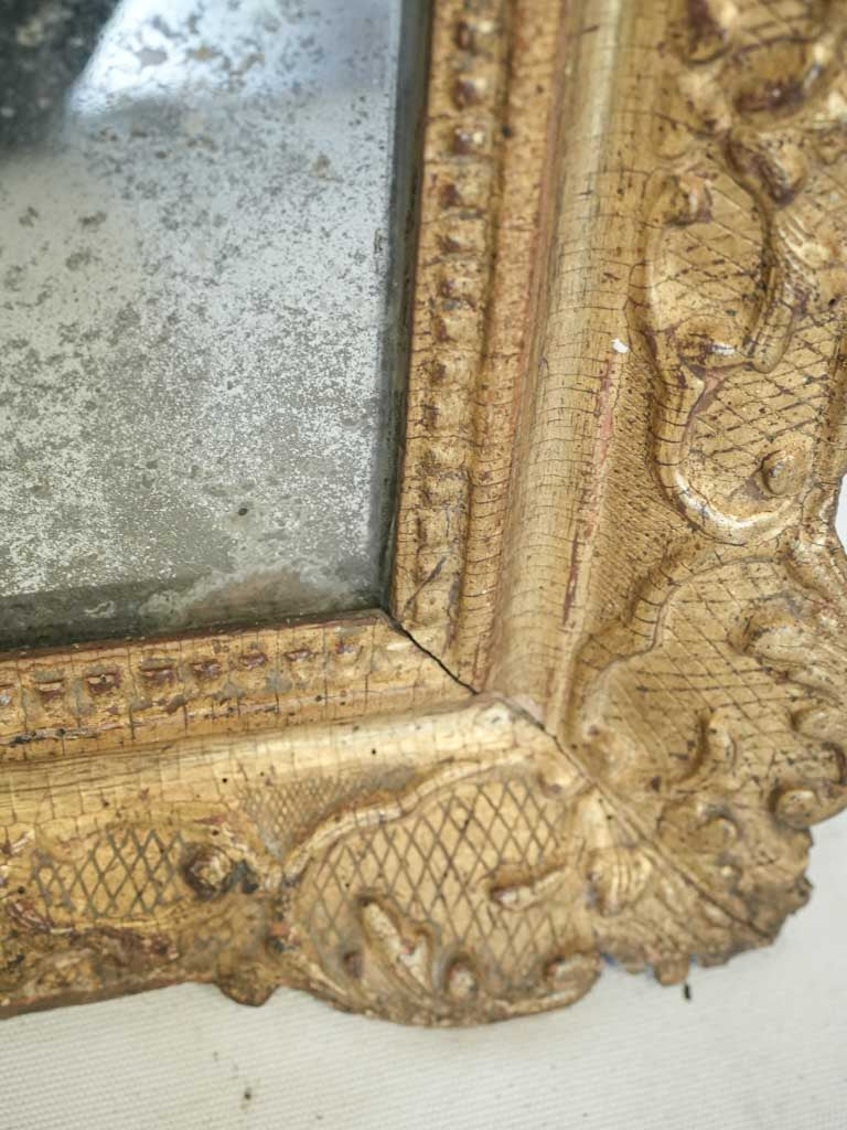 Distinctive original mercury glass mirror