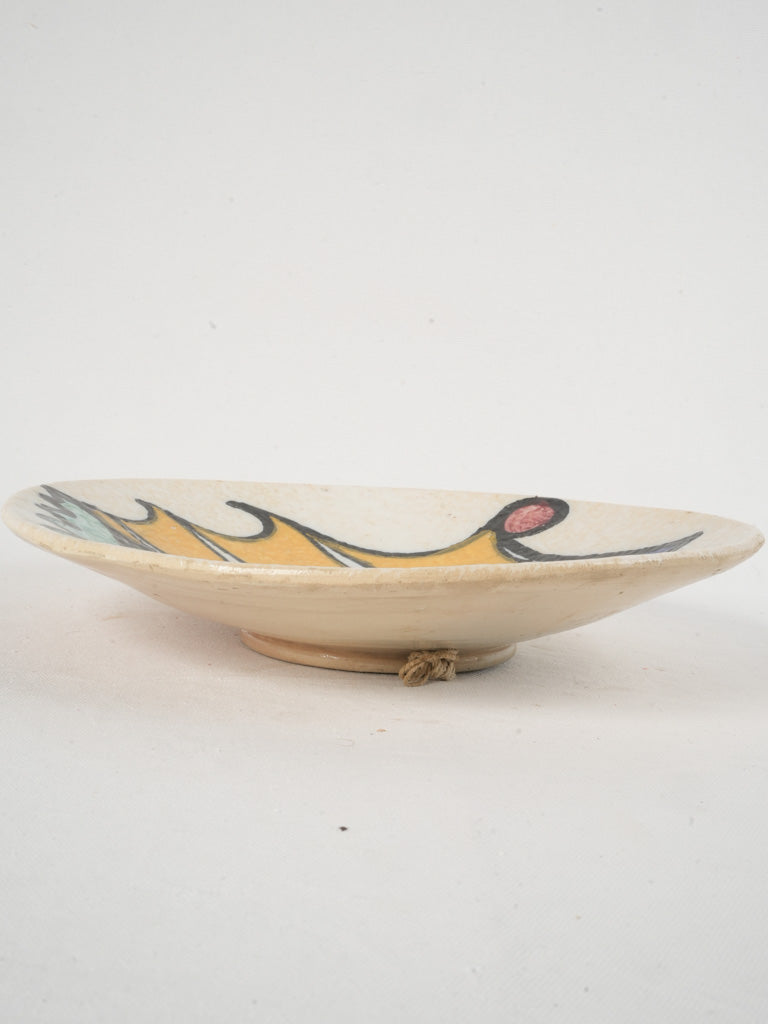 Colorful decorative ceramic wall bowl