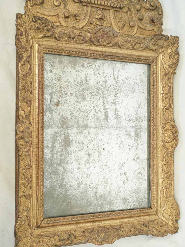 Intricate symmetrical flourishes mirror