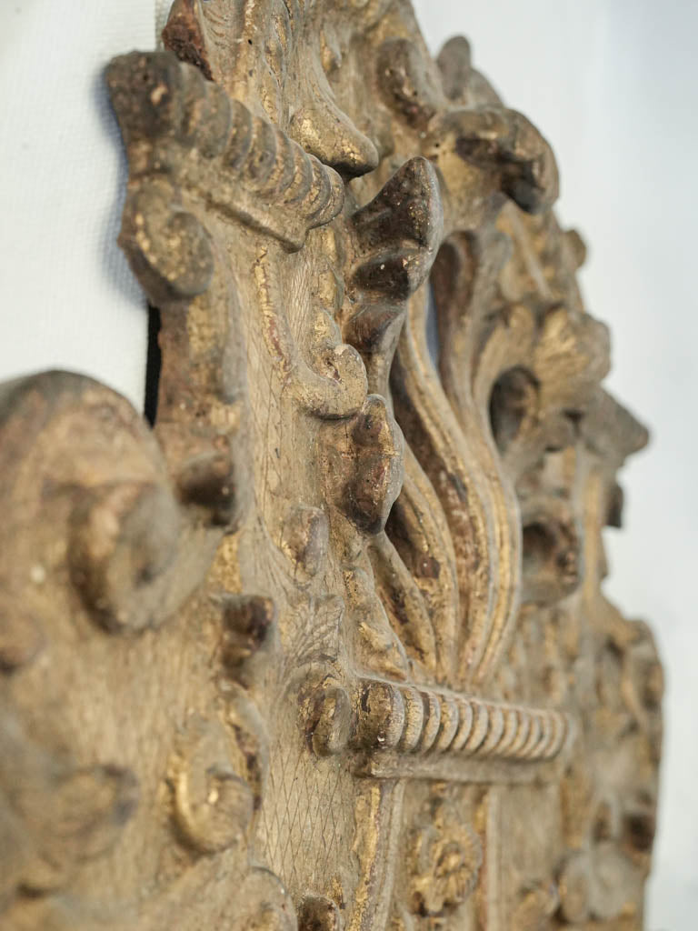 Captivating patina antique mirror